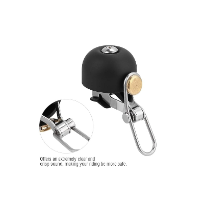 GEM - Handlebar Bell - Copper & Stainless Steel details on white