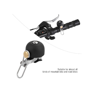 GEM - Handlebar Bell - Copper & Stainless Steel display info on white