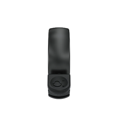 Knog - Oi Bell - Large Black Top view on white
