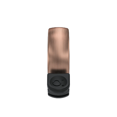 Knog - Oi Bell - Large Brass top view on white