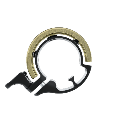 Knog - Oi Bell - Large Gold side profile on white
