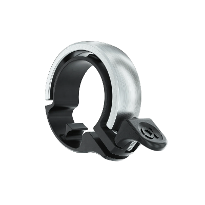 Knog - Oi Bell - Large Silver hero profile on white