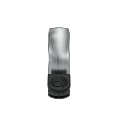 Knog - Oi Bell - Large silver top view on white