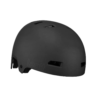 Leatt - Helmet MTB Urban 2.0 V24 Black Profile Right on white