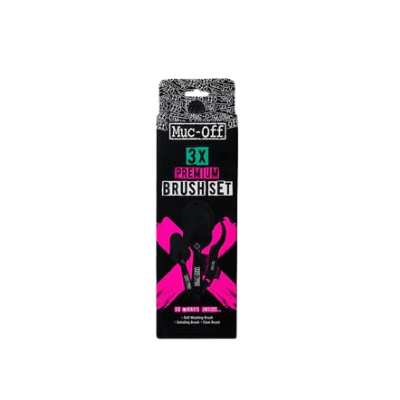 Muc-Off - Premium Brush Kit (3 Pieces) Hero on white