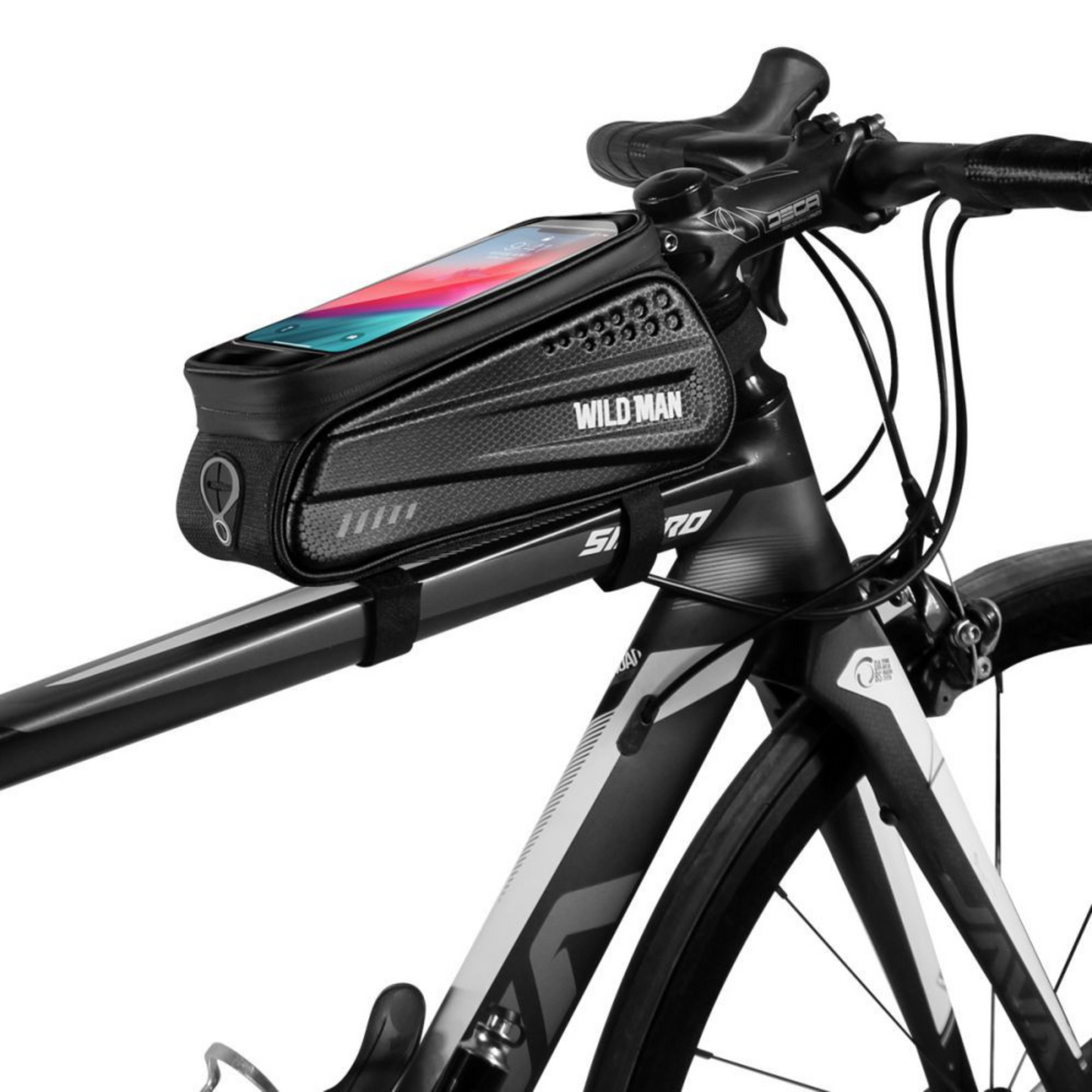 Wildman - ES3 Hardshell Front Bike Bag Phone Holder (Rainproof)