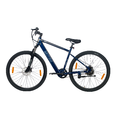 Hero Lectro - C6 EBike Blue Left profile on white