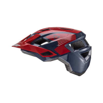 Leatt - Helmet MTB All MTN 1.0 V22 (Junior) Chili Left Side Profile on white
