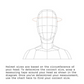 White image displaying how to measure product