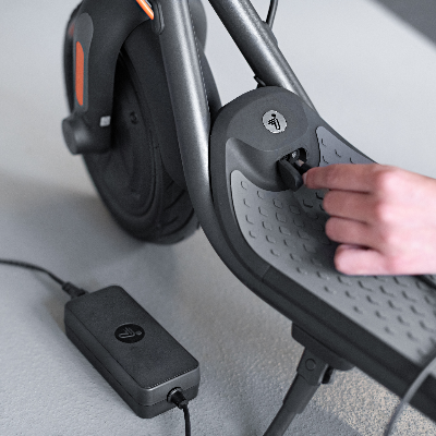 Segway-Ninebot - F2 Plus Electric KickScooter lifestyle charging unit