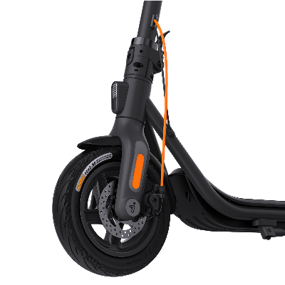 Segway-Ninebot - F2 Plus Electric KickScooter Tire Focus on white