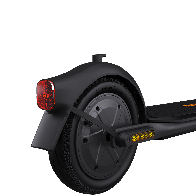 Segway-Ninebot - F2 Plus Electric KickScooter Tyre focus zoom in on white