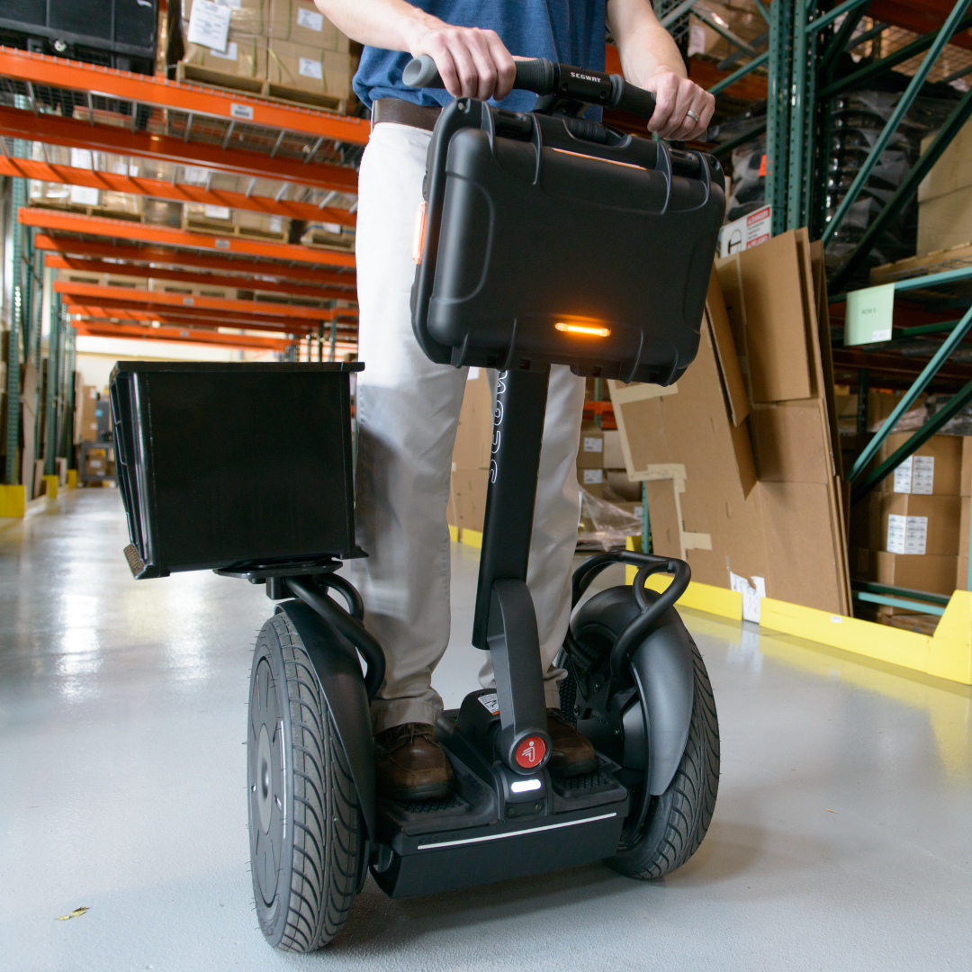 Segway  PT-SE i2 Self-Balancing Personal Transporter being used in a warehouse
