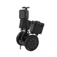 Segway  PT-SE i2 Self-Balancing Personal Transporter in black on white background showing the product to the left side